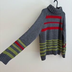 Vintage WearPlay Striped Turtleneck Sweater